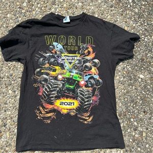 2021 monster jam world tour tee